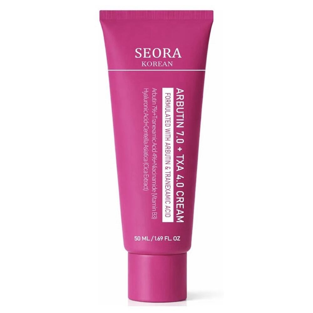 Seora Arbutin 7% TXA 4% Cream Dark Spots Discoloration 50 mL